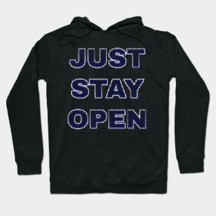 JustStayOpen Just Stay Open Reopen California Blue Digital Hoodie